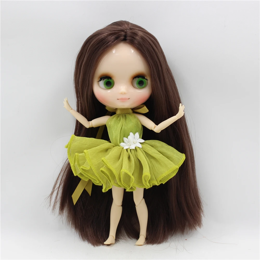 Middie blyth boneca derss colorida apenas para o meio de 20cm renda elegante fofa