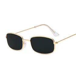 Cute Sexy Rectangle Sunglasses Woman Retro Small Black Red Pink Cateye Sun Glasses Female Vintage Shades For Woman