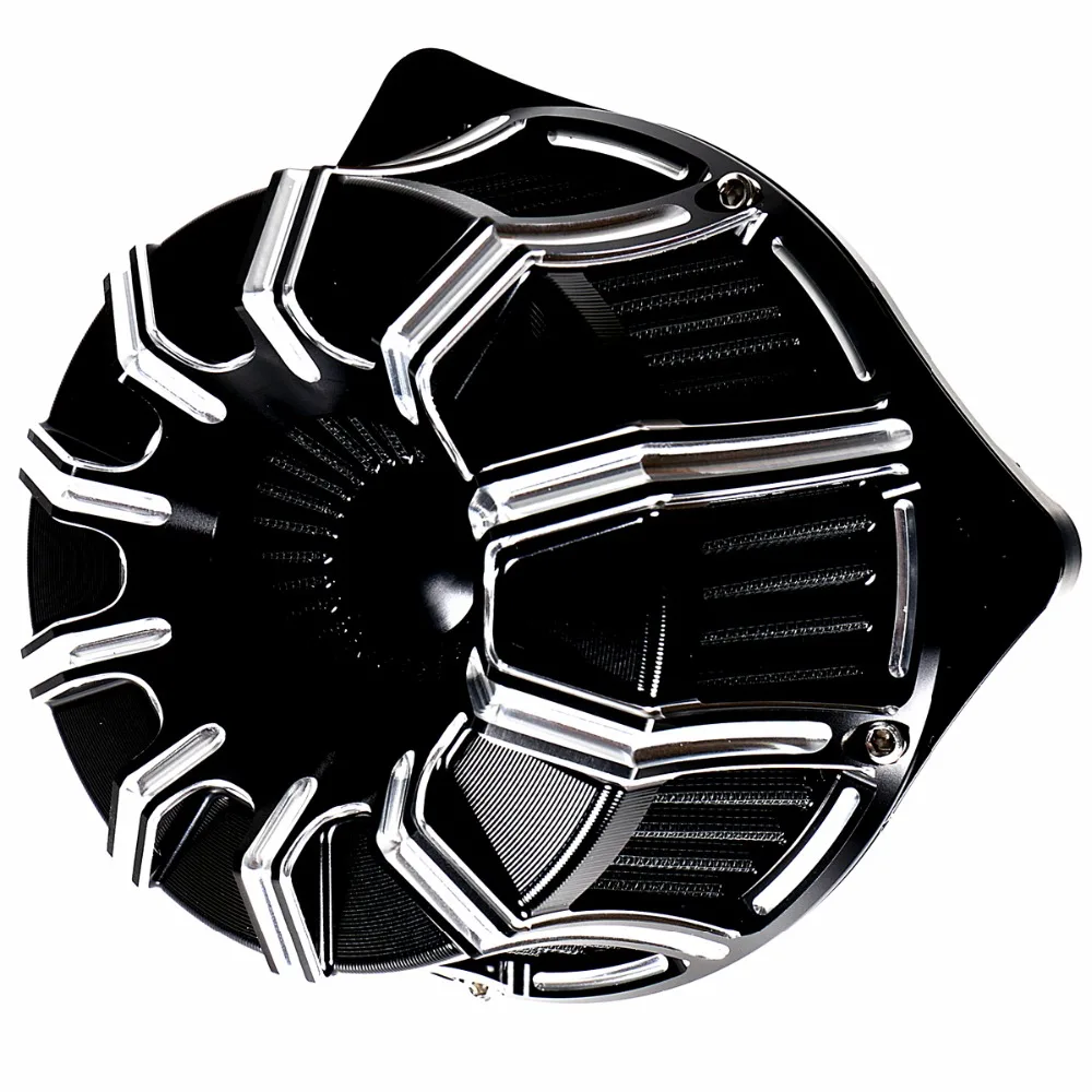 Billet Aluminum Big Grill Black Air Cleaner For Harley 2008-2016 Touring Electra Street Glide Road King FLHX