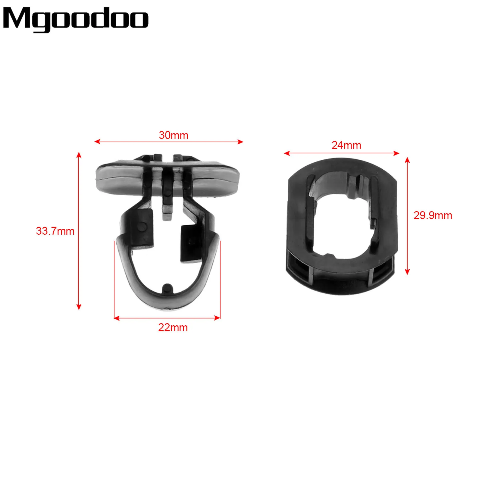 Mgoodoo 10set Auto Car Side Skrit Trim Clips Side Trim Fender Retainer Clips Accessories For Mercedes Benz C/E/CLK class