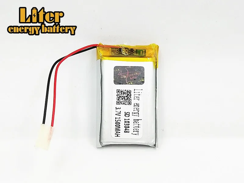 1/2/4 шт 3,7 V 1500mAh 103048 перезаряжаемая батарея DIY литий-полимерные батареи для DVD GPS MP3 MP4 BT динамик POWER BANK электронная книга