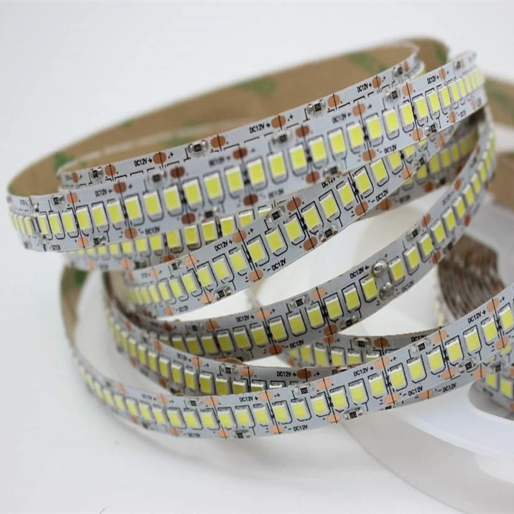 LED Strip 2835 SMD 240LEDs/m 5M 300/600/1200 Leds DC12V High Bright Flexible LED Rope Ribbon Tape Light Warm White / Cold White