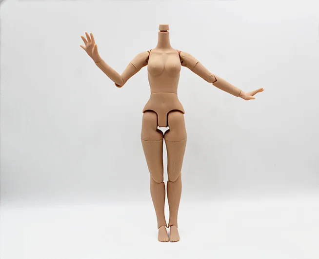 

Azone body Blyth doll body 8.5 inch union doll tan skin, hand group, big breast joint body 1/6 doll