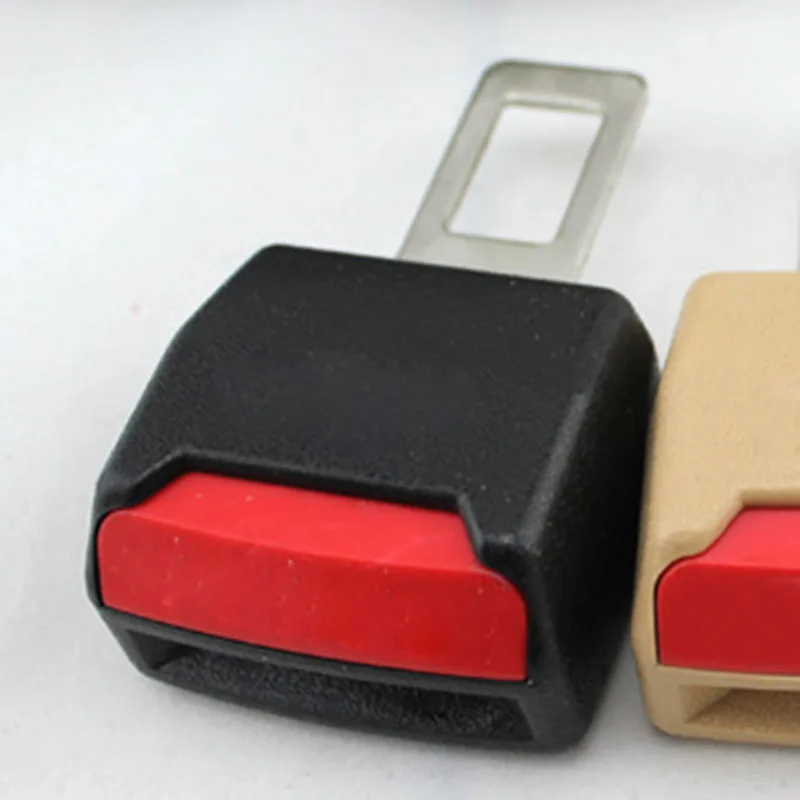 

2 pcs Universal Car Seat Belt Clip Extender Black Safety Seat Belt Plug Interior Padding Decoration Accessories