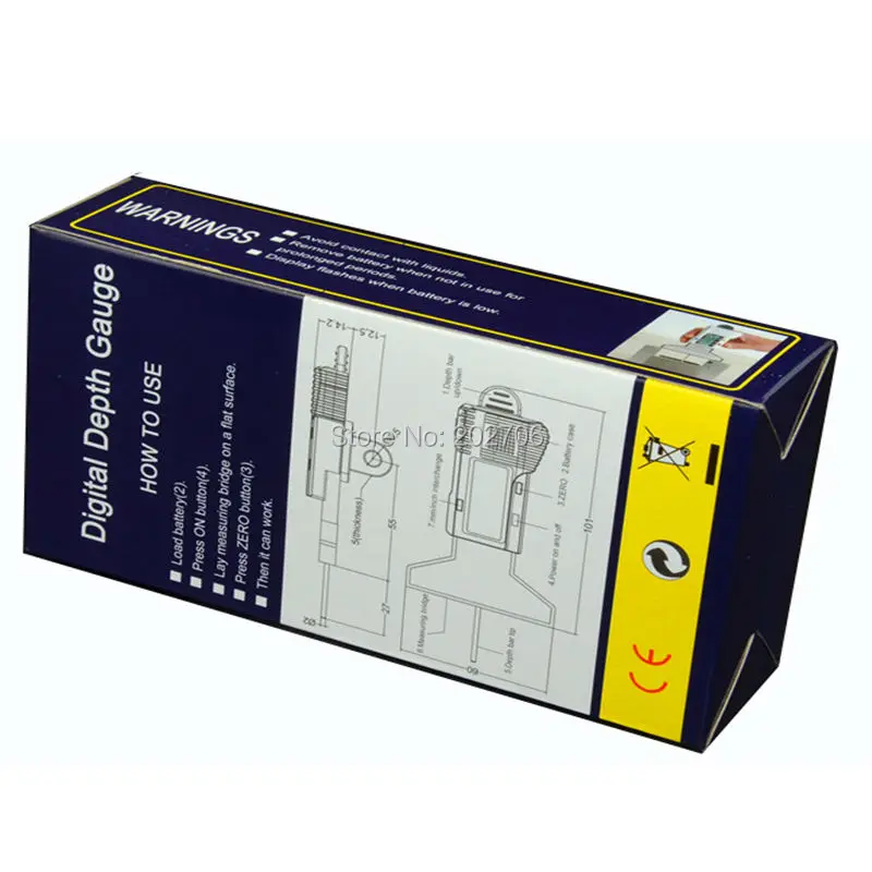 Imagem -06 - Carbono Leve de Aço Digital Medidor de Profundidade com Retorno por Mola Dispositivo de Linha do Pneu Profundidade Medidor de Pressão do Pneu Medidor de Profundidade 25 mm de