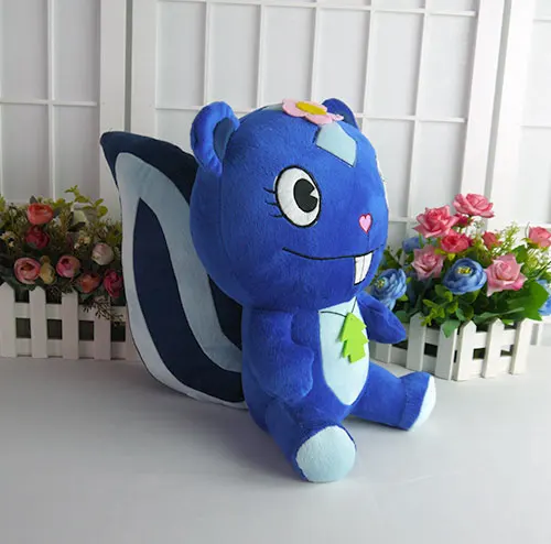 Happy Tree Friends Plush Dolls Anime HTF Petunia Toys 32cm Soft Pillow High Quality for Gift