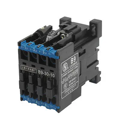 B9-30-10 36V 50Hz Coil 28A(AC-1) Three Pole 3NO 35mm Mounting Rail AC Contactor