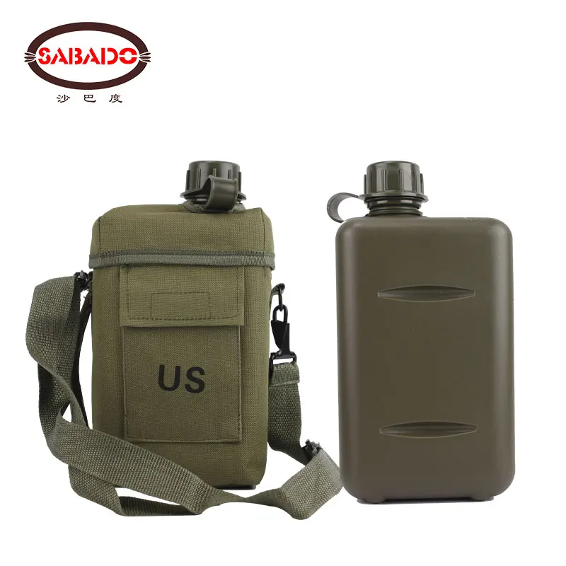 

Outdoor capacity 2L Camping Hiking Climbing Heat-resistant environment-friendly plasticizing watering can US canteen bottle