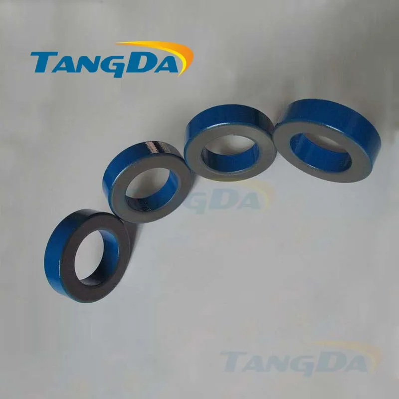 Tangda Iron powder cores T200-1 OD*ID*HT 51*32*14 mm 25nH/N2 20uo Iron dust core Ferrite Toroid Core toroidal blue gray