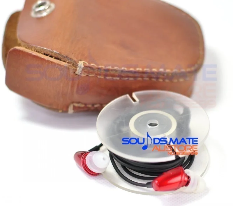 الرجال جلد طبيعي حقيبة مربع ل klipsch x5 x7 x10 X11 s2 s3 S3M S4i s4 S4A r6 R6i R6M e1 X7i X10i X11i في الأذن سماعه