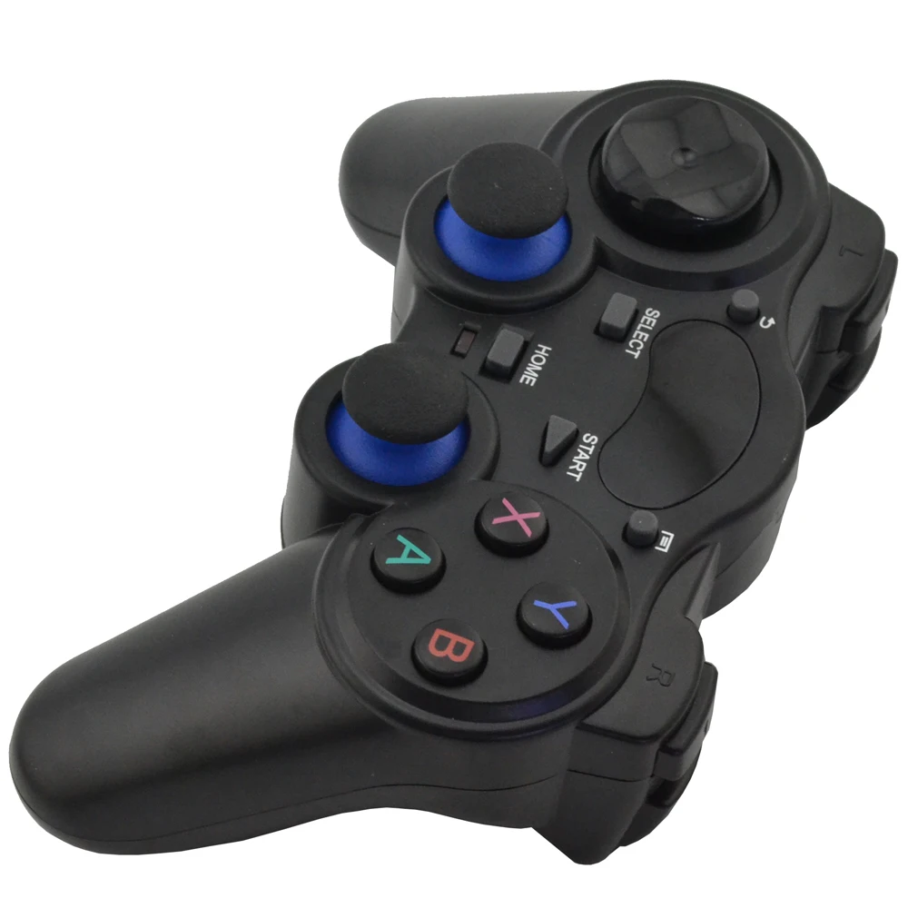Joystick sem fio do gamepad do controlador do jogo de 2.4GHz para Android TV Box com receptor USB