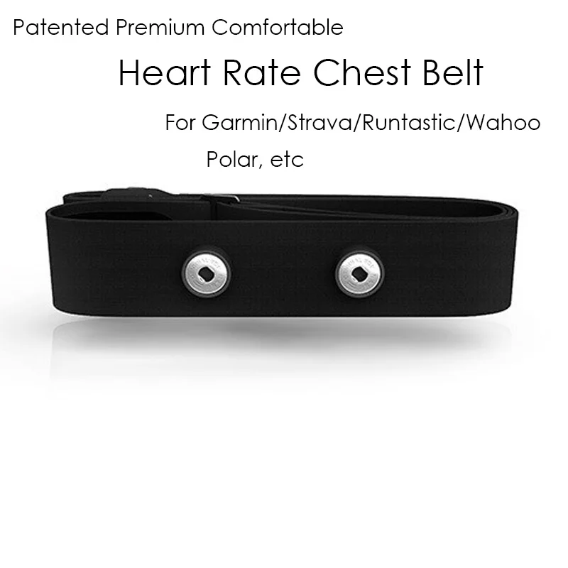 Heart Rate Monitor Chest Strap Belt Fabric Adjustable Replacement Strap for Garmin Polar Wahoo Runtastic Cateye HRM Transmitter