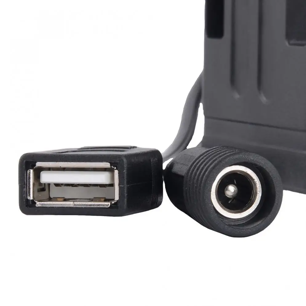 Przenośna praktyczna wodoodporna obudowa baterii Box z interfejsem USB wsparcie 4x18650 bateria do roweru LED Light