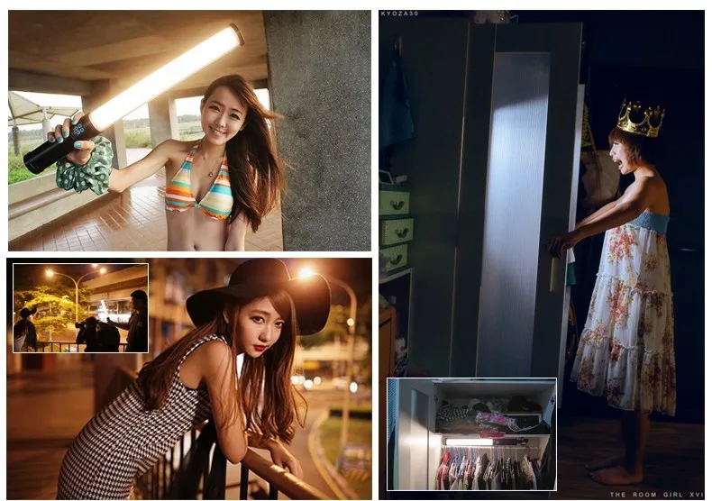 Tweekleurige LED 516AS Handheld Stick Lamp Fotografie Magic Buis LED Licht 3200 K-5500 K Verlichting ijs licht Buis Licht als MTL 900II