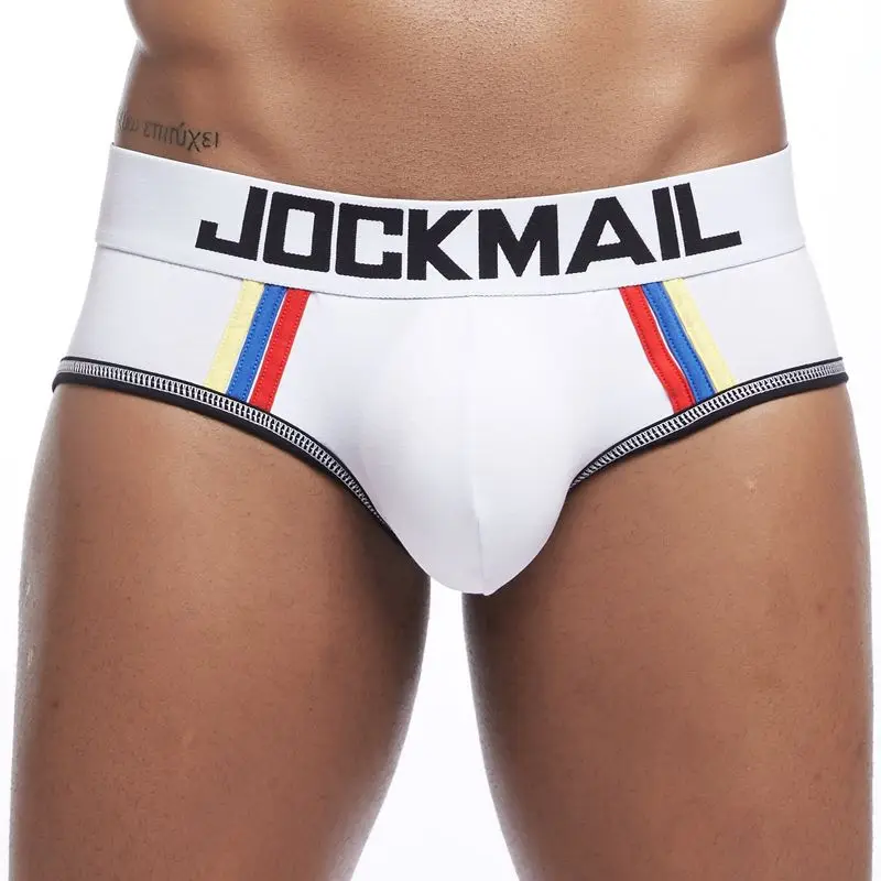 JOCKMAIL Brand underwear men penis pouch cueca  Gay underwear cotton Sexy push up men briefs calzoncillos hombre panties Shorts