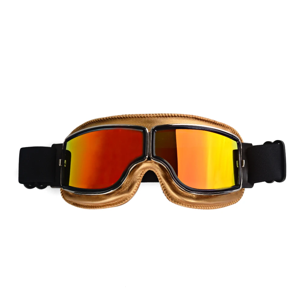 

Foldable Retro Motorcycle Goggles Jet Pilot Cruiser Vintage Moto Biker Cycling Goggles Scooter Glasses