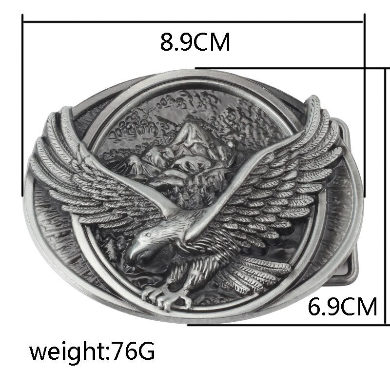 The eagle Spread  wings metal belt buckle