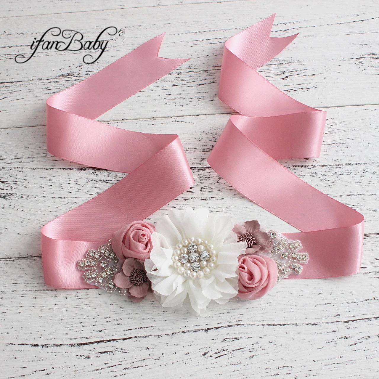 2019 Fashion women belt flower sash belt for kids girl women