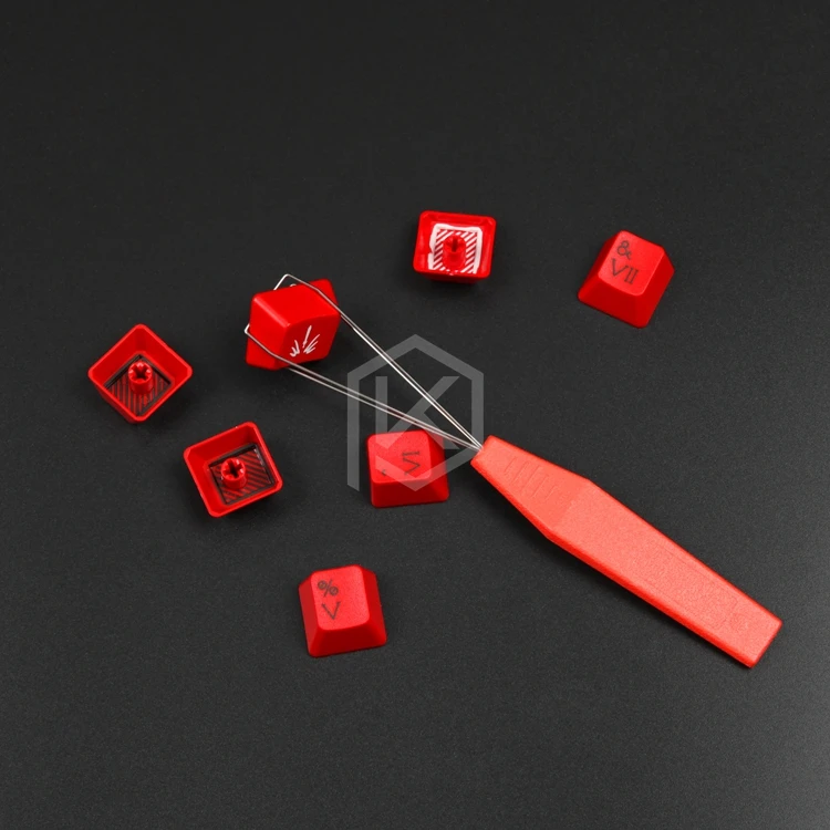 Draad Toetsenbord Sleutel Keycap Puller Key Cap Plastic Handvat Keypull Cherry Mx Staaldraad Keycap Puller Keypuller