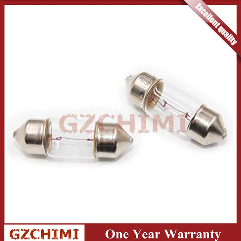 2pcs New 04110-SWA-305 Interior Dome Light / Map Light Bulb T10x31 8w 12v For Honda