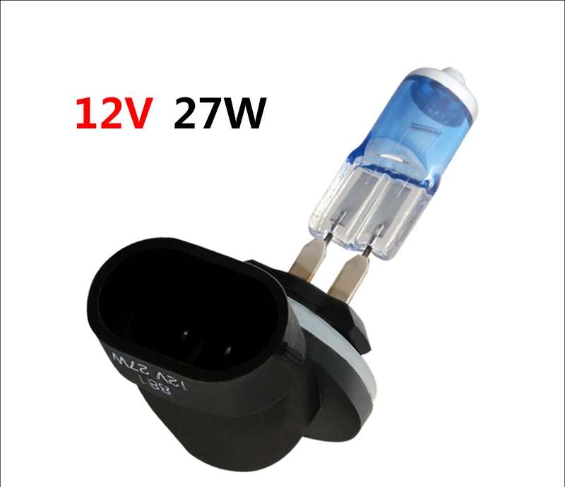 10pcs 881 894 Super Bright White Fog Halogen Bulb Hight Power 27W Car Head Light Lamp External headlight H27 promotion