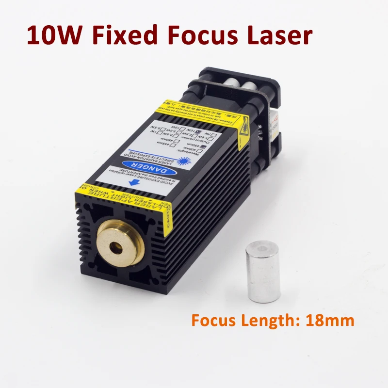 Laser Module for CNC Wood Router DC12V TTL PWM 1W 2.5W 5.5W 7W 10W  Laser Engraving Machine DIY CNC Laser Engraver Printer