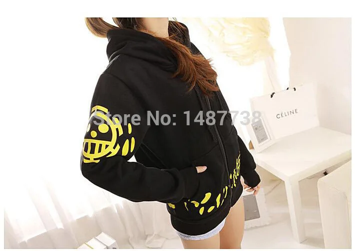 One Piece Hoodies Trafalgar Law Clothing Sweatshirt Cosplay Costume Hoodie For Unisex