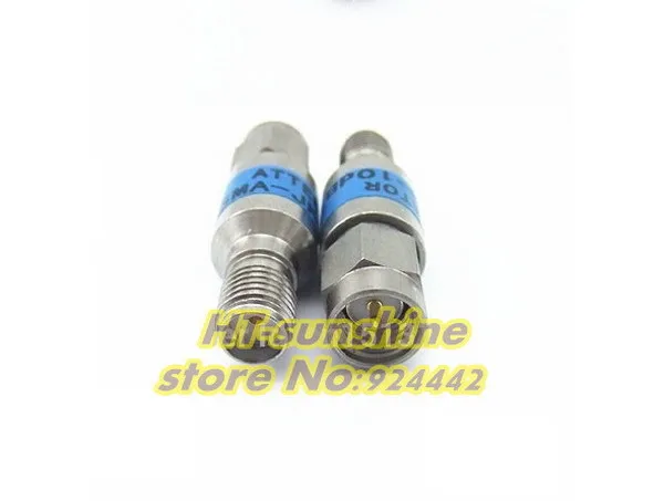 Wholesale & Free shipping    10PCS/LOT  SMA 2W male to female RF Coaxial Attenuator 10dB 50ohm