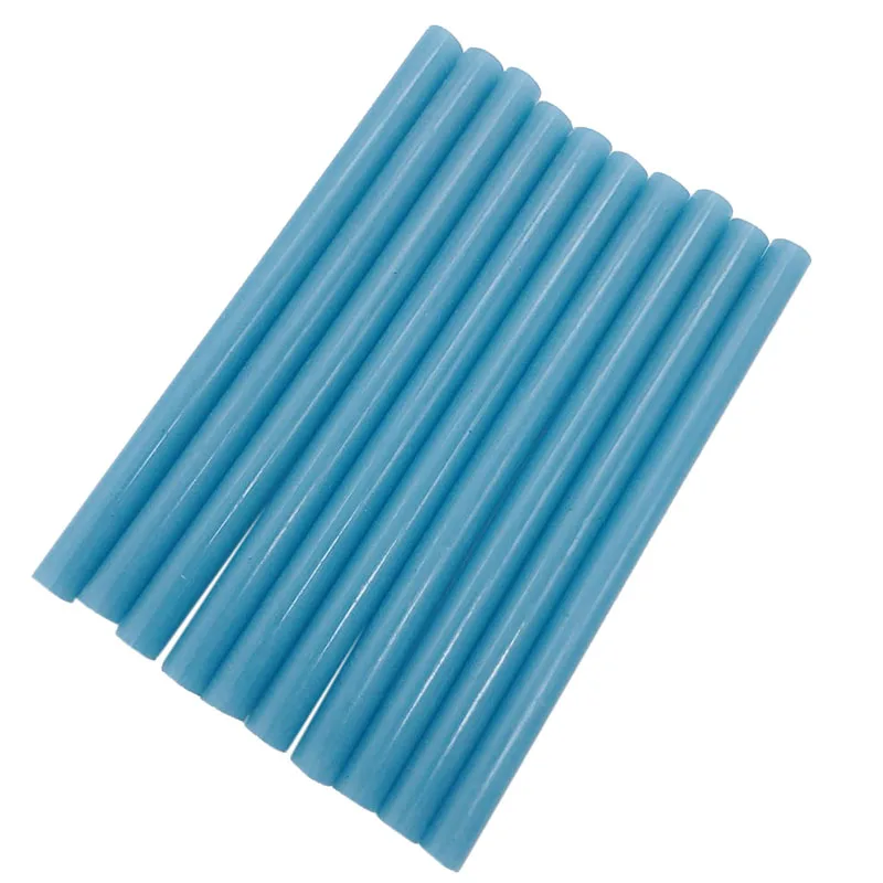 10 Pcs Blue Color 7MM Hot Melt Glue Sticks  For  Electric Glue Gun Car Audio Craft Repair Sticks Adhesive Sealing Wax Stick