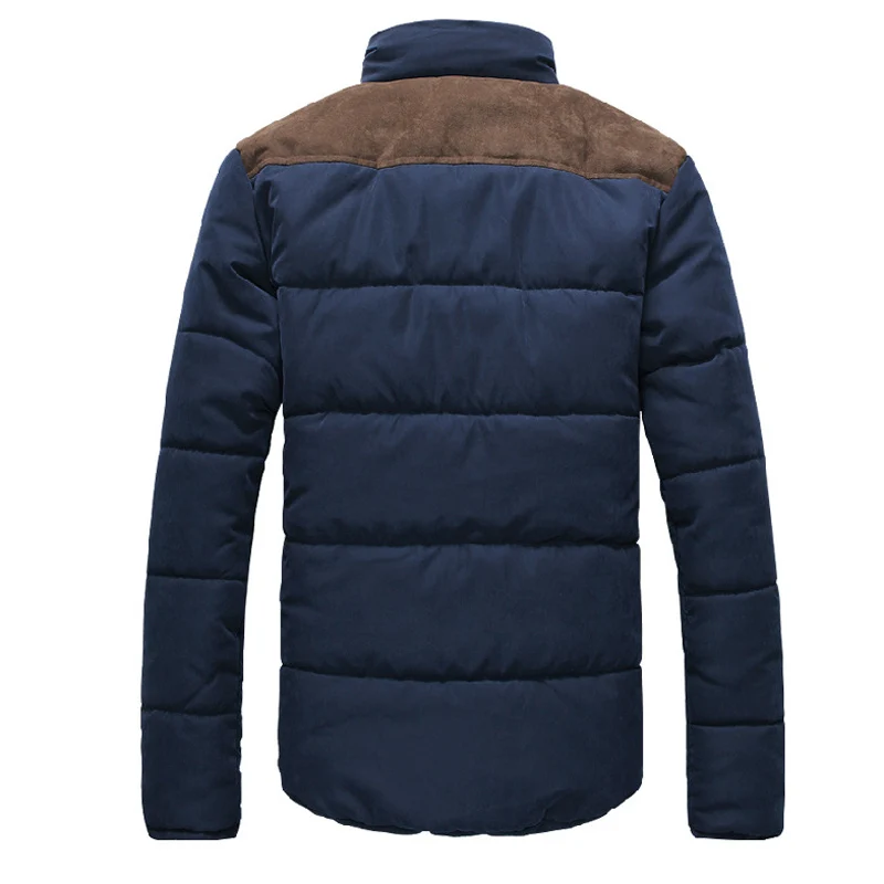 DIMUSI Winter Jacke Männer Warme Casual Parkas Baumwolle Stehen Kragen Winter Mäntel Männlichen Gepolsterten Mantel Oberbekleidung Kleidung 4XL