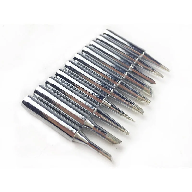 10pcs constant-temperature Uk Common Solder Soldering Iron Tip for Hakko Station 900M 900M-T 936