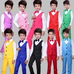 Jazz Dance Costumes Kids Colorful Long Sleeve Stage Outfits Children Performance Party Dance Wear Suit Dancing Clothes DNV11588