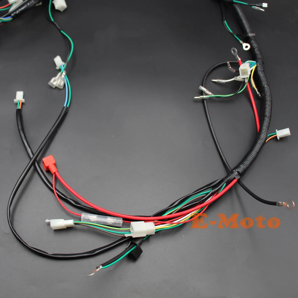 Electric Parts Wire cable Wiring Harness Loom ZONGSHEN LONCIN LIFAN 150cc 200c  250cc 300cc ATV Quad Bike NEW E-Moto