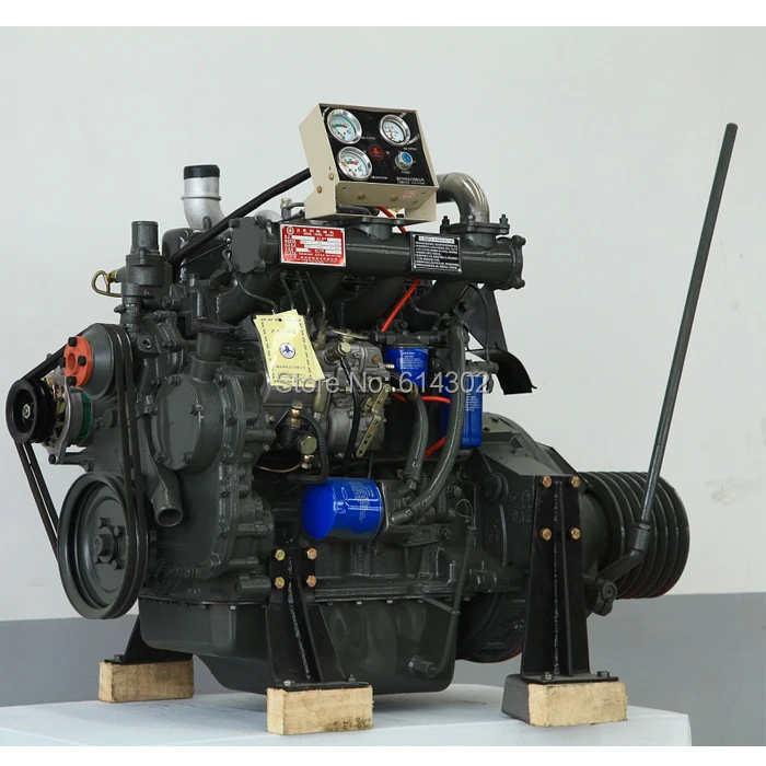 China supplier Weifang ZH4105ZP 63kw Diesel Engine for Water Pump & fixed power Usage with clutch connecting