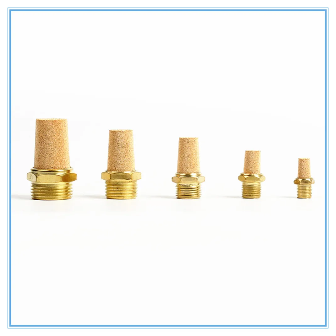 Pneumatic Exhaust Muffler Brass Silencer Fitting Noise Filter Reducer Connector BSL-M5 1/8