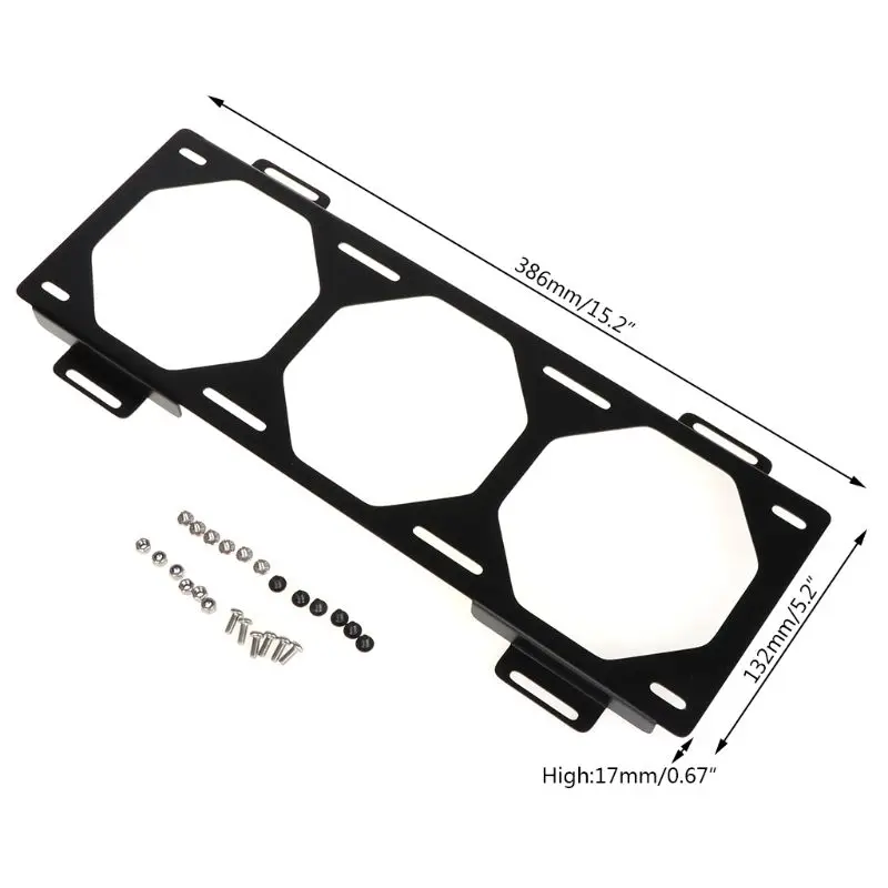 Fan Bracket 240 Radiator Mounting Bracket Water Cooler for 12/14CM Fan Holder External Computer Case Heatsink Gadget Accessories