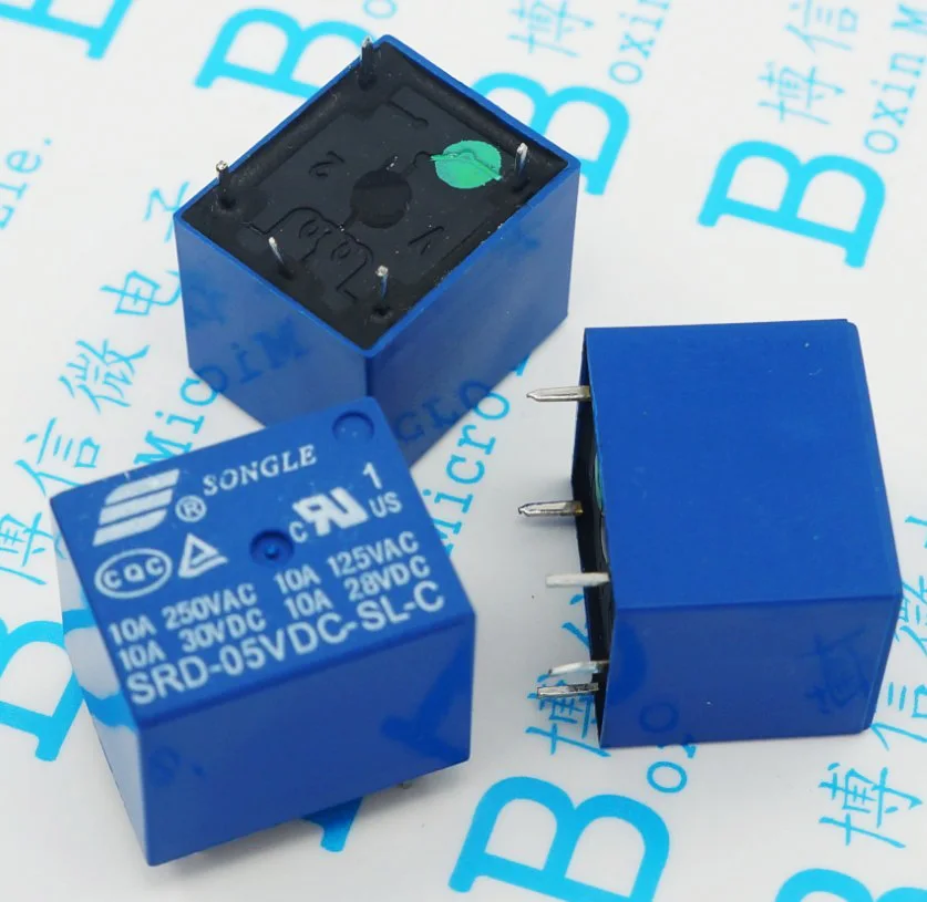 5PCS SRD-05V/12V/09V/24VDC-SL-C looser relay 5 feet 10A large current