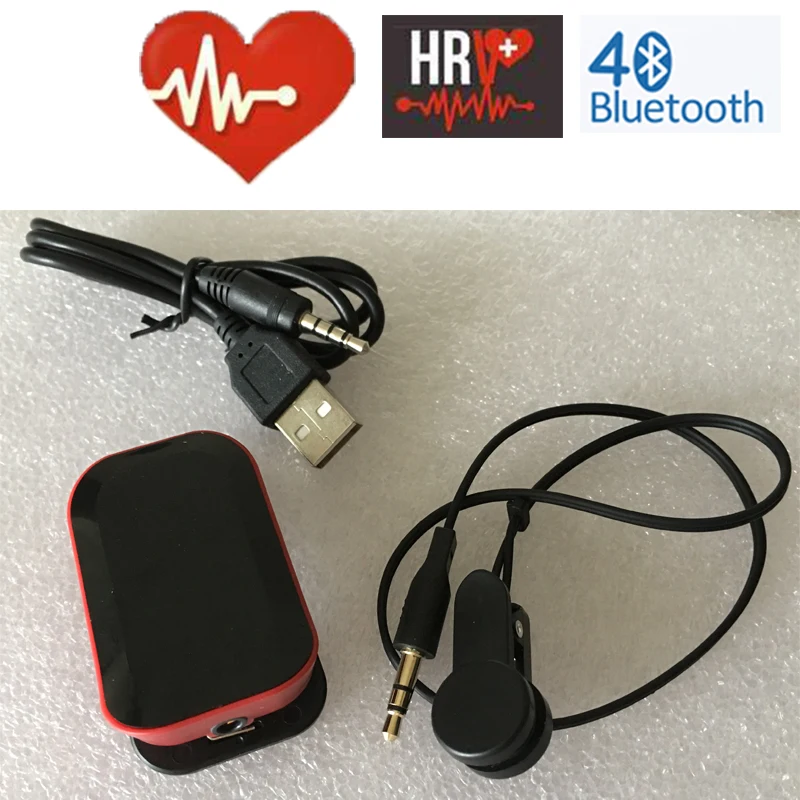 Bluetooth 4.0 Mobile Heart Rate Monitor Cardio Fitness Ear Clip Heart Rate HRV Sensor Real Time Heart Rate Variability Monitor