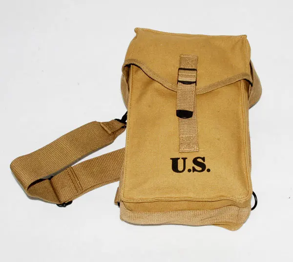 Military WWII US Amry General Purpose Ammo Bag With Strap - US001