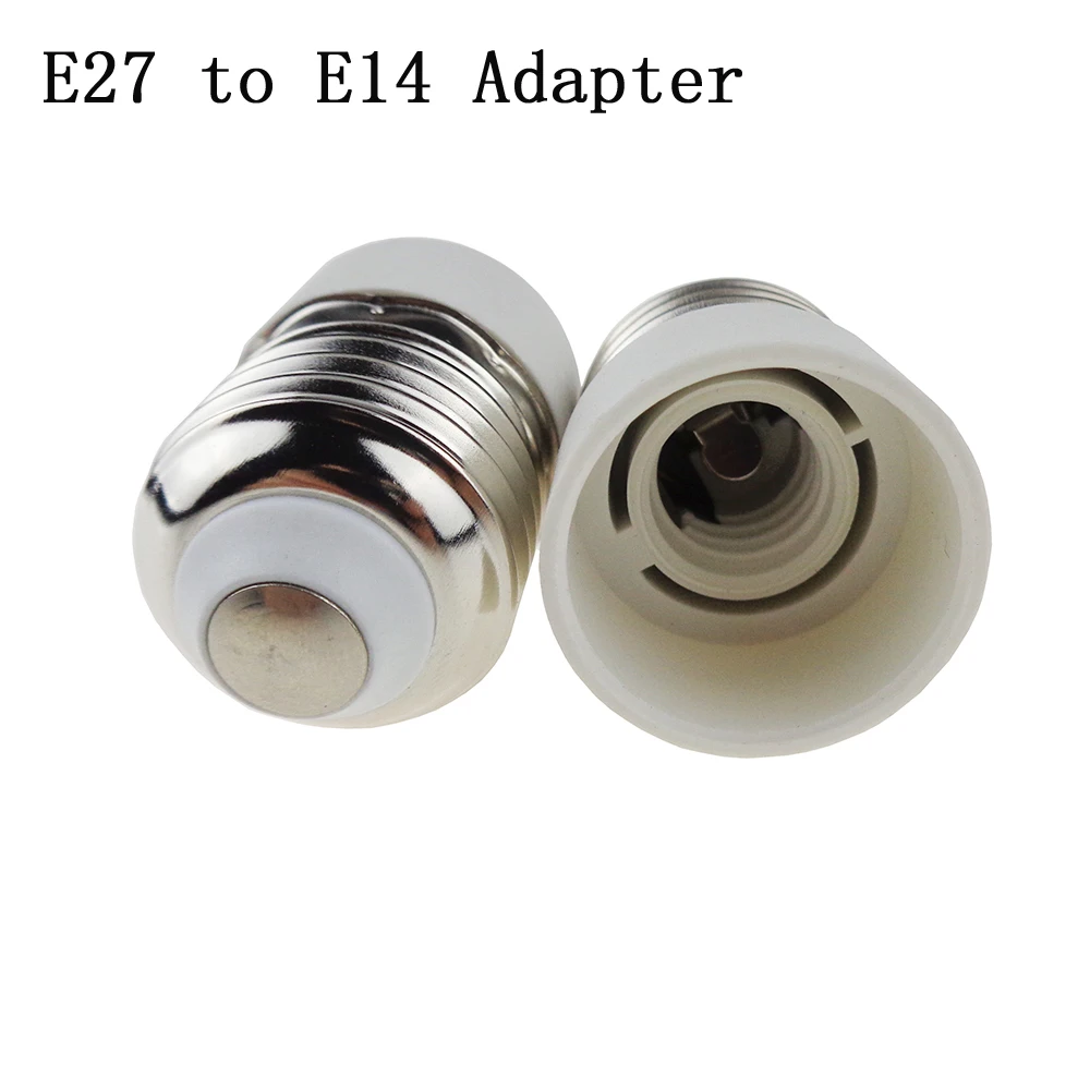 

10PCS Fireproof Material E27 to E14 lamp Holder Converter Socket Conversion light Bulb Base type Adapter new