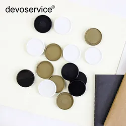 100pcs New Loose-leaf Binding Ring Outer Diameter 32mm Plastic Disc Binds Mushroom Hole Binding Supplies Inner Book Binding Ring