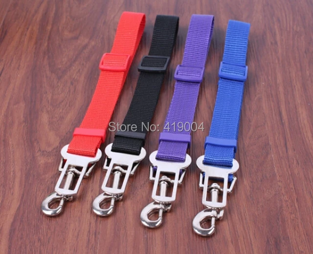 Fedex DHL Free Shipping 2.5cm Width Adjustable Pet Cat Dog Safety Leads Car Seat Belt Harness Clip Seat belt ,500pcs/lot