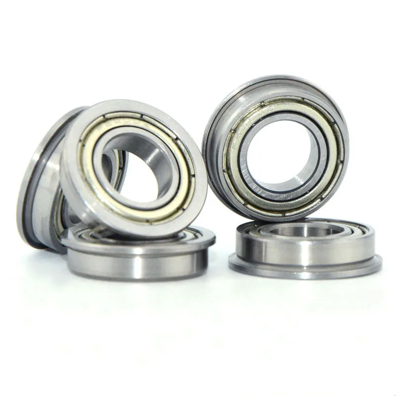 50pcs flanged bearing F6802ZZ 15*24*5 mm F6802 -2Z flange thin wall deep groove ball bearings F6802Z 15x24x5 mm