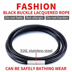 Beier 316L stainless Korean version of silicone leather necklace simple fashion high quality jewelry gift BRPSXL012