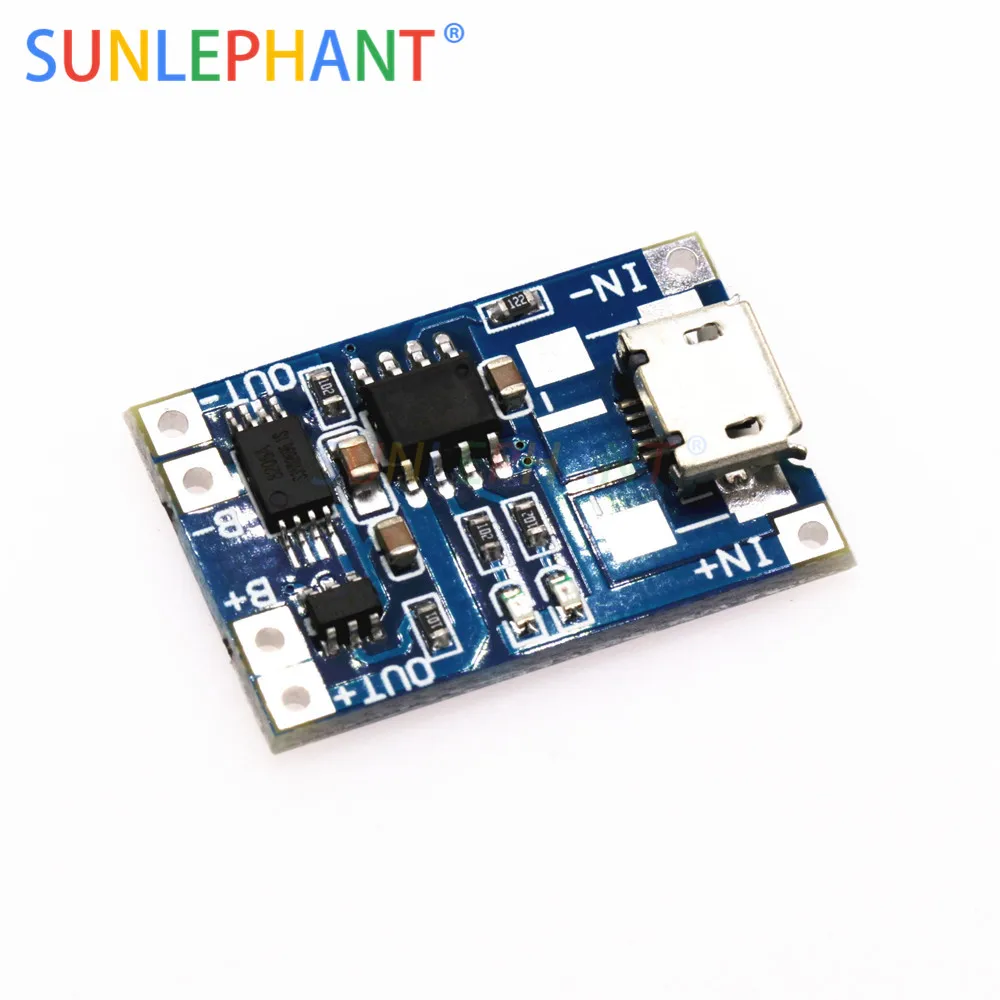 Micro USB TP4056 1A dedicated lithium battery charging pad charging module lithium battery charger module 1A Charging Board