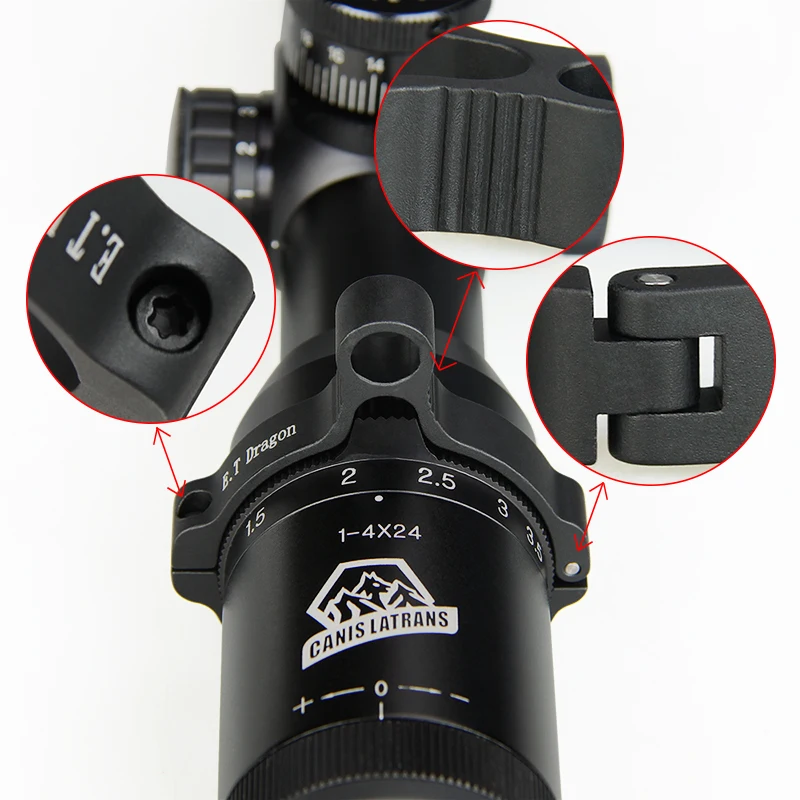 Spedizione gratuita accessori tattici airsoft mirini parti fucile scope mount 42mm 46mm 48mm interruttore vista leva di lancio dimensioni ABCD