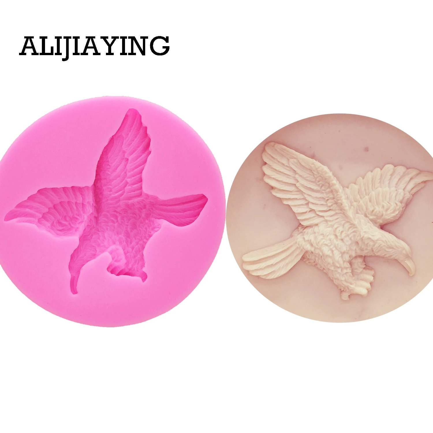 M0091 3D Animal Eagle Chocolate Silicone Mold Cake Tool Cake Decoration Biscuit Candy Baking mould