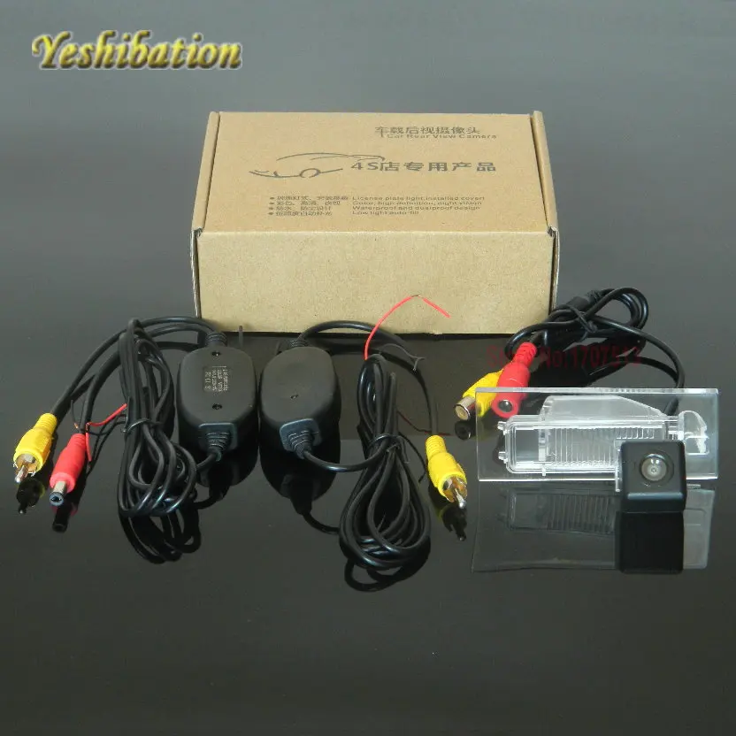 

Yeshibation Wireless Camera RCA/AUX Video Transmitter and Receiver Kit For FIAT Viaggio 2012~2015 License Plate Light DIY