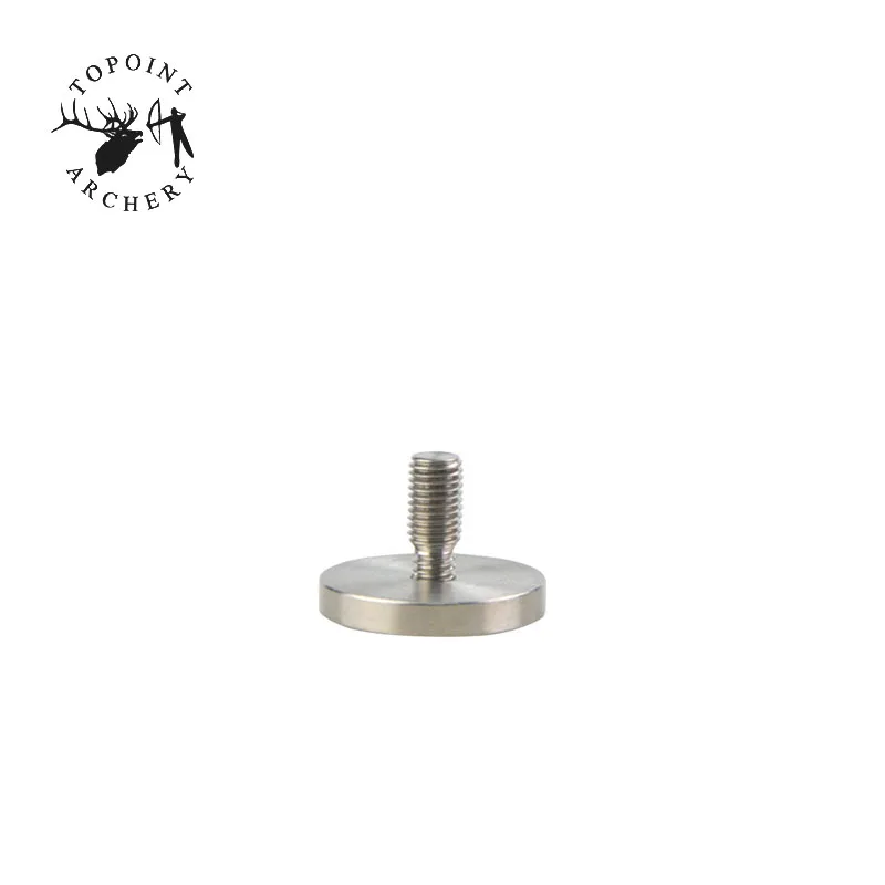 Topoint 1 Piece Additional Weight Stainless Steel Archery End Weights With 1 Piece Thread Bow Accesssory