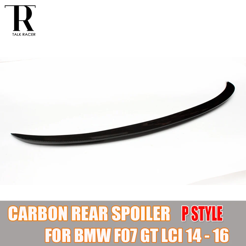 MP Style Carbon Fiber Rear Spoiler Wing for BMW F07 528 535 GT LCI 2014 2015 2016